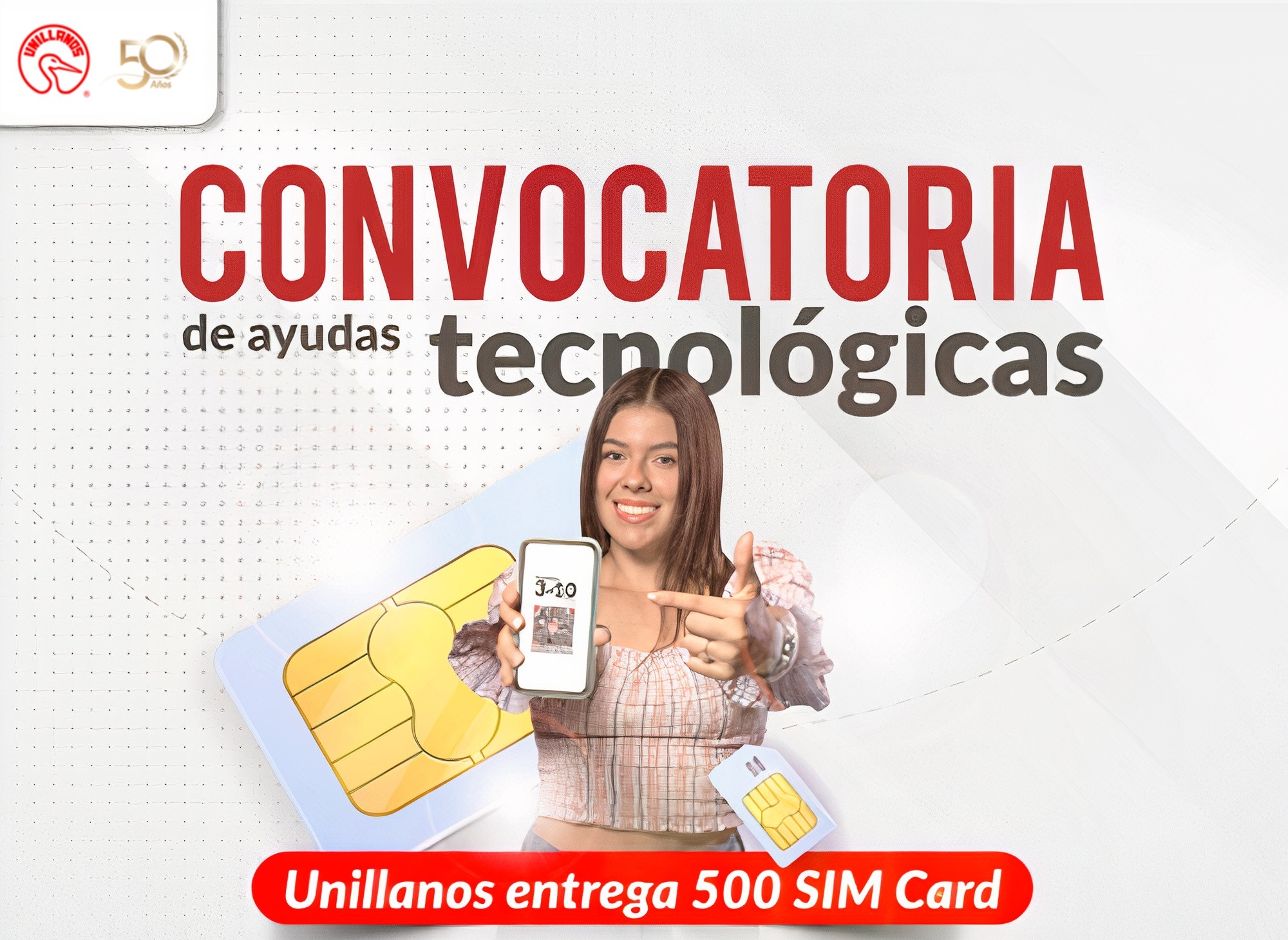 Convocatoria ayudas tecnológicas: Entrega de SIM Cards con acceso a internet